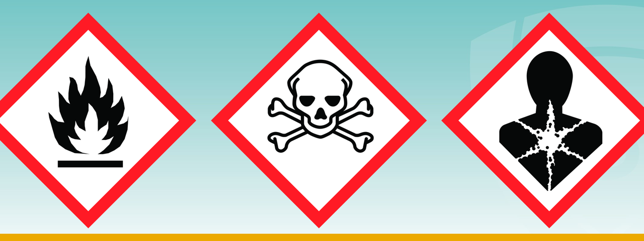 Banner gevaarsymbolen