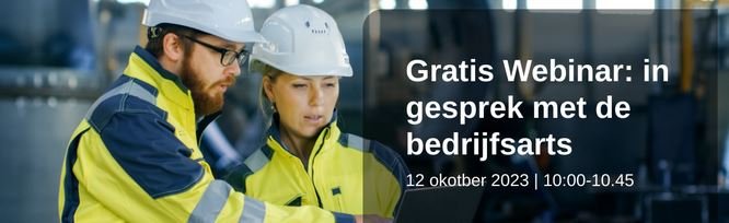 Webinar in gesprek met de bedrijfsarts